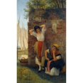 thumbnail image 2 of Eugen von Blaas 16x24 Black Ornate Framed Double Matted Museum Art Print Titled: A Moment of Rest (1872), 2 of 5