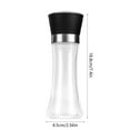 thumbnail image 3 of Gnmfd Manual Pepper Grinder Stainless Steel Glass Bottle Spice Mill Adjustable Coarseness, Sea Salt Pepper Powder Seasoning Container for Kitchen Cooking, One Hand Operation Home Use, 3 of 6