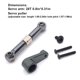 thumbnail image 2 of Bewildely Servobrazo de Metal para coche con Control remoto, varilla de enlace ajustable, simulación de vehículo sobre orugas, piezas de repuesto, Kit de Kits de construcción modelo tipo 6 Bewildely FN010463-06, 2 of 6