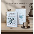 thumbnail image 2 of Cuaderno Zpvuklkl Turtle para mujer y hombre con tapa dura 14,8 x 21 cm, 2 of 5