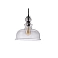 thumbnail image 4 of Radiance Goods Transitional 1 Light Oil Rubbed Bronze Ceiling Pendant 12" Wide, 4 of 5