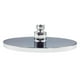thumbnail image 4 of Regadera Redonda 8" Abs Cromada Antisarro Brazo Redondo Rugo plateado 20X6X20, 4 of 11
