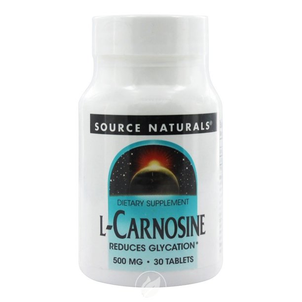 Source Naturals LCarnosine, 500mg, 30 tablets