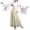A-Light Yellow358, variant on Girls Hanfu Dresses Floral Flared Long Sleeve Tie Waist Maxi Dress For Kids 2-16 Years Dress Up Performance Wear Trendy Dresses