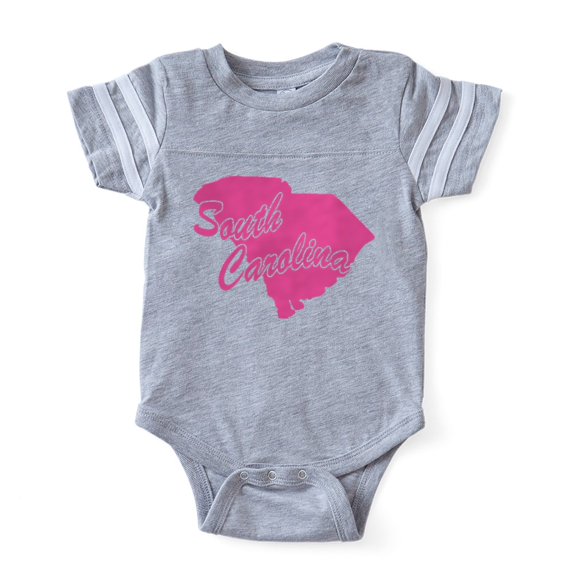 CafePress - S Carolina - Cute Infant Baby Football Bodysuit