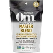 Om Mushroom Superfood Master Blend Mushroom Powder Supplement, Immune Support Master Blend Powder 3.17 Ounce (Pack of 1)