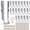 Silver 2" x 10" Joist Hangers 25pcs, variant on 25 2x4 Joist Hangers With Screws Galvanized Face Mount Hurricane Ties 20-gauge Steel Rafter Clips For Woods Floor Deck Ceiling Trusses Lumber Beam Connectors