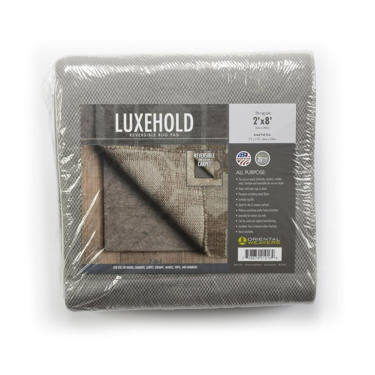 Luxehold Nonslip Reversible Round Rug Pad for hard flooring or