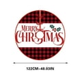 thumbnail image 3 of Dmlowu Christmas Tree Skirt - Non Slip Xmas Tree Skirt, Luxury Soft Wrink Proof Round Christmas Tree Skirts for Holiday Party Christmas Decorations, 48"/122Cm, 3 of 5