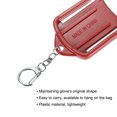 thumbnail image 4 of Unique Bargains Golf Gloves Stretcher, 2 Pack Plastic Keeper Support Rack Holder Dryer Hanger Frame with Keychain Hook for Sports Gloves Maintenance, Red, 4 of 5