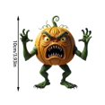 thumbnail image 2 of Ltdhehe Halloween Decorations Mutant Pumpkin Statue Resin Desktop Ornament For Home Party Decoration, 2 of 3