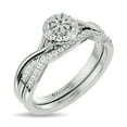 thumbnail image 2 of Diamond 1/4 ct tw Promise Bridal Ring in 10K White Gold, 2 of 4