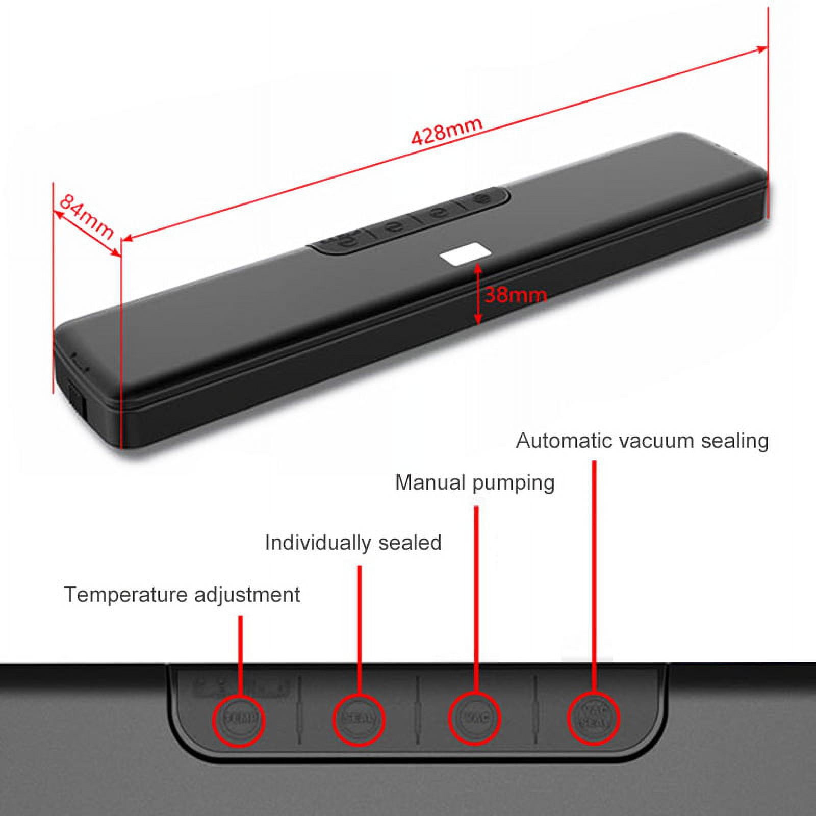 LNKOO Vacuum Sealer Machine, Automatic Food Sealer Sealing System for Food Saver, Starter Kit for Sous Vide Dry&Moist Food Modes