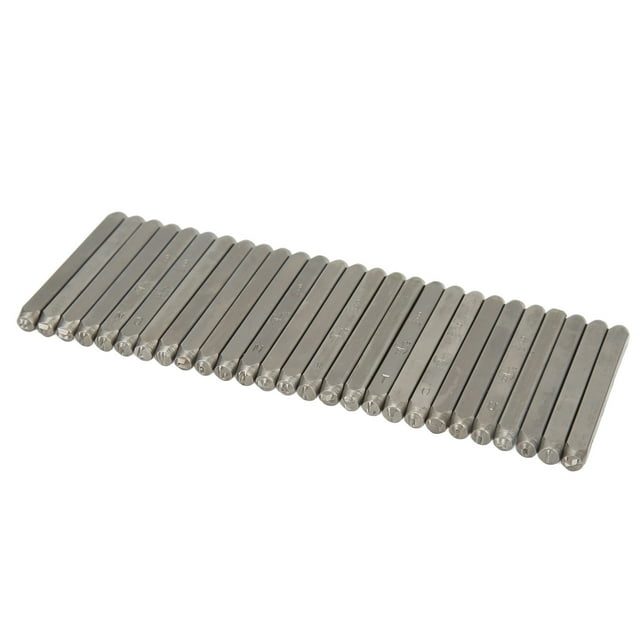 Metal Stamps, Easy To Storage Steel Metal Stamps Set High Carbon Steel Portable For Jewelry 3mm Letters,4mm Letters