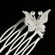 thumbnail image 4 of 2 Unids Rhinestone Elegante de Nupcial Del cabellero Del de Del cabellero de La Joyería Del Partido Del Headwear Plata Macarena peine del rhinestone de las mujeres, 4 of 8