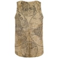 thumbnail image 2 of Vintage Map All Over Adult Tank Top - Medium, 2 of 2