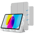 thumbnail image 2 of GKABXY Magnetic Case for iPad (A16) 11th/10th Generation (2025/2022,10.9/11 Inch), Magnetic Attachment, Slim Tablet Cover with Auto Wake/Sleep, Gray, 2 of 7