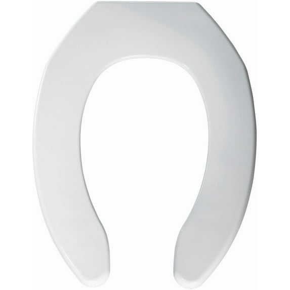 Bemis 1055Tk Elongated Bowl Open Front Toilet Seat - White