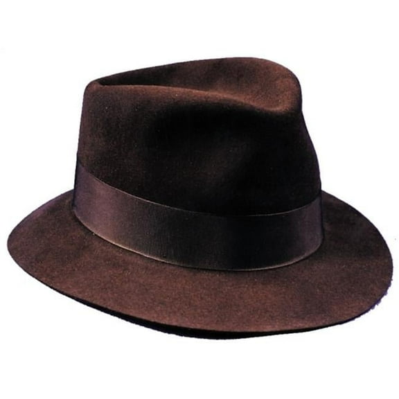 Fedora Deluxe Hat Brown Xl