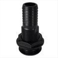 thumbnail image 1 of Conector de Montaje A TravéS del Casco de Marino para Manguera de 5/8, 3/4, 1 Pulgada, Accesorios de PlomeríA para Bomba de Achique de Drenaje de , Negro, 1 of 5