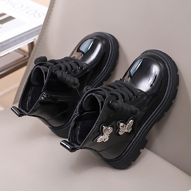 Fall And Winter Girls' Boots Children's British Style Short Boots Fashionable For Middle And Older Children