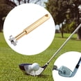 thumbnail image 4 of Greeniant Afilador de ranuras de Golf, mango antideslizante, cuña de hierro, 6 cabezales, herramienta de limpieza, afilado, mantenimiento, Type3 NO3, 4 of 6