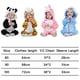 thumbnail image 5 of 1 Uds. Mameluco Unisex para bebé mono de franela de invierno y otoño trajes de Cosplay de animales, 5 of 8