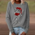 thumbnail image 2 of KDFJPTH Christmas Long Sleeve Hoodie For Women Oversized Women, 2 of 4