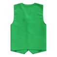 thumbnail image 6 of iiniim Kids Girls Volunteer Safety Vest Button Up Open Front Waistcoat Sleeveless Activities Shirt Tops Green L/12, 6 of 7
