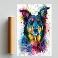 thumbnail image 2 of Beauceron Dog Poster Wall Art for Bedroom Living Room Funny Graffiti Dog Picture Cool Dog Decor Wall Art, 2 of 6