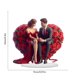thumbnail image 3 of Yunuuuoa Valentine's Day Acrylic Standing Signboard Decorations Romantic Couple Butterfly Ornament for Home Office Desk Tabletop Party Gift Decoration, 3 of 6