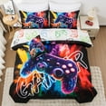 thumbnail image 2 of Btargot 6-piece Gamer Gaming Twin Bedding Set 3D Games Console Comforter Sets for Boys, 2 of 12