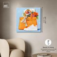 thumbnail image 4 of Sneaker with Purse and Scarf Canvas Print Fashion Floral Art by Art Remedy, Gallery Wrapped, 30 x 30, 4 of 6