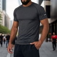 thumbnail image 3 of Workout T Shirts for Men 2026 Summer Casual Lightweight Breathable Slim Fit Short Sleeve Crewneck Athletic Running Gym Shirt, 3 of 8