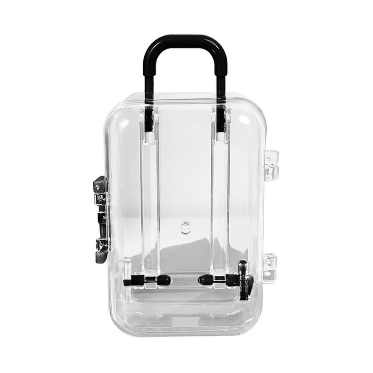 1pc Box Bag Portable New Mini Hard Shell Small Suitcase One