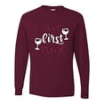thumbnail image 2 of Wild Bobby But First Wine Men Long Sleeve Shirt, 2 of 5