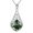 style3-teardrop shaped, variant on Teardrop/Kite Cut Leaf Moss Agate Necklace for Women 925 Sterling Silver Natural Moss Agate Pendant Necklaces Jewelry Gifts for Her