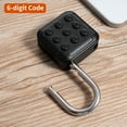 thumbnail image 3 of Smart Combination Lock for Locker 6 Digit Waterproof Smart Code Padlock for Outdoor Use Combo Padlock for Gym Lockers Storage Box Cabinet, 3 of 7