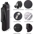 thumbnail image 3 of Bxaolu Golf Cooler Bag - Soft Sided Insulated Cooler Holds a6 Pack of Cans or 2 Wine Bottles, Golf Accessories Gifts for Men Dad Husband, Sports Bag, Dark Gray, 3 of 9
