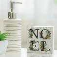 thumbnail image 7 of Highland Home "Noel" Freestanding Solid Wood Block Sign, 7 of 7