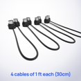 thumbnail image 2 of Cable MIDI CME, paquete de 4 unidades, 30 cm, 5 pines, DIN de perfil bajo, con espejo, 2 of 9