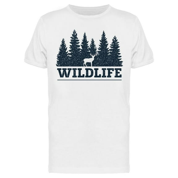 Wildlife Deer And Landscape T-Shirt Men -Image by Shutterstock, Male Small