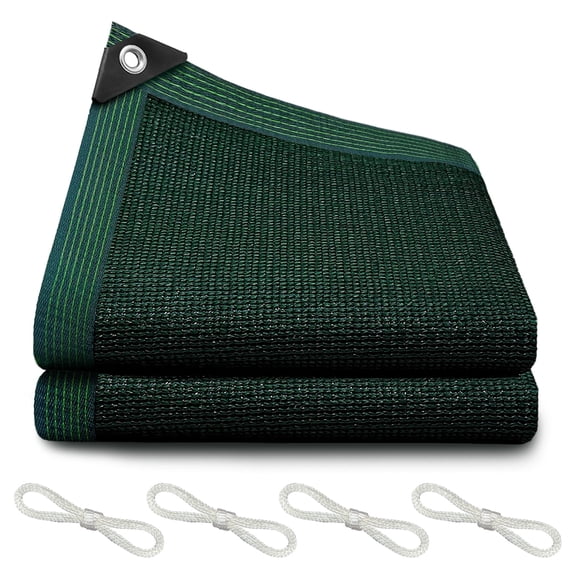 90% Shade Cloth 6.5x10FT Sun Shade Net with Grommets for Garden Greenhouse Patio Pergola