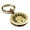Gold, variant on Stainless Steel Laughing Buddha Good Luck Charm Round Medallion Keychain Circle Ring