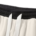 thumbnail image 6 of BELTNOV Men's Casual Loose Basketball Shorts Elastic Waist Quick Dry Breathable Running Workout Shorts with Pockets Beige, 6 of 9