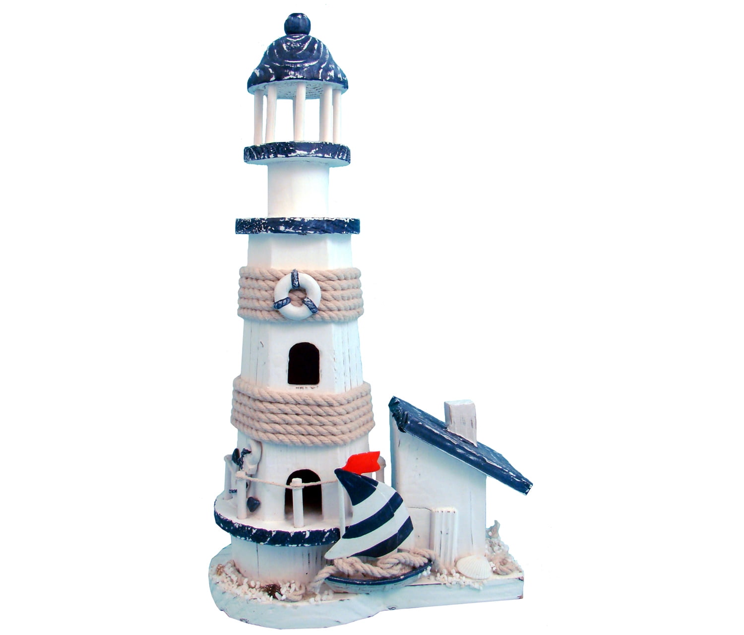 Nautical Decor Ocean Blue Lighthouse