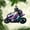 Purple, variant on Custom Motorcycle Ornaments 2025 Motorcycle Ornaments for Christmas Tree Personalized Dirt Bike Ornament Motocross Christmas Ornament Biker Ornament Motorcycle Gift for Xmas for Dad (MC18) - 3168