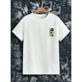 thumbnail image 1 of Men'S Fun T-Shirt with Game Pixel Geometric Patterns on The Front, 1 of 5