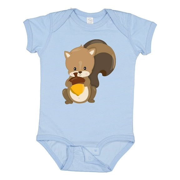 Inktastic Cute Woodland Animal Squirrel Boys or Girls Baby Bodysuit