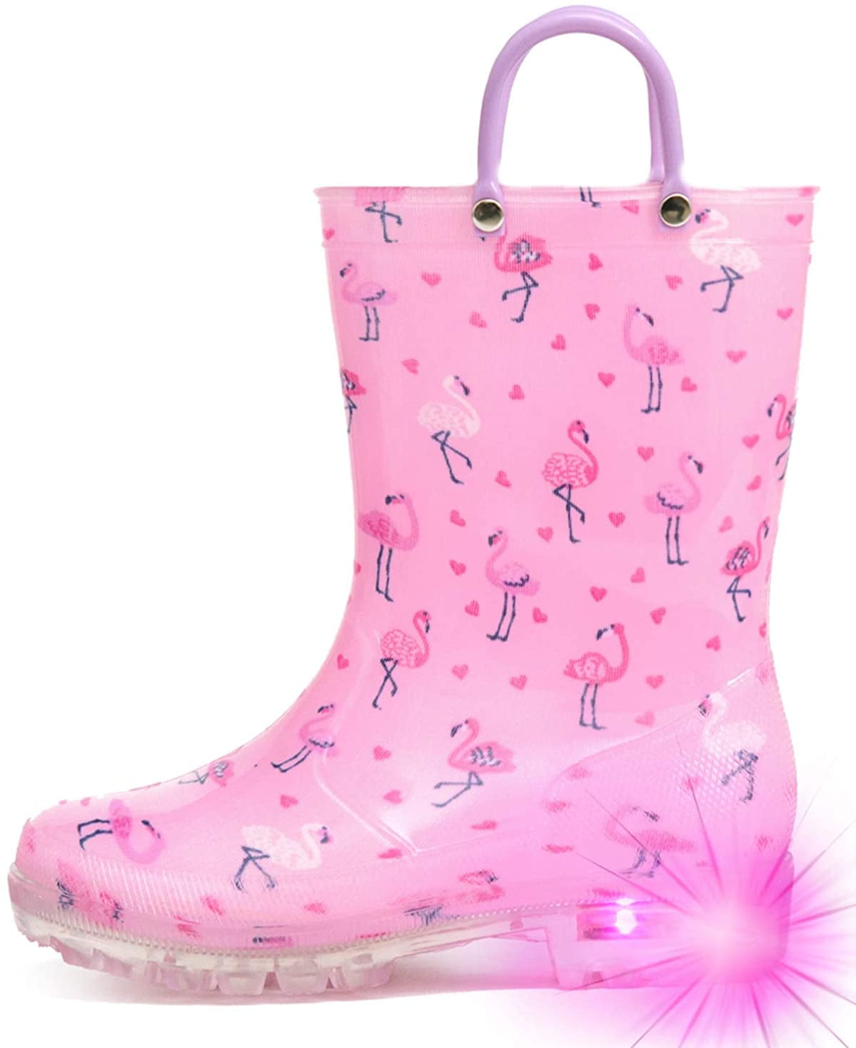 light up rain boots for adults